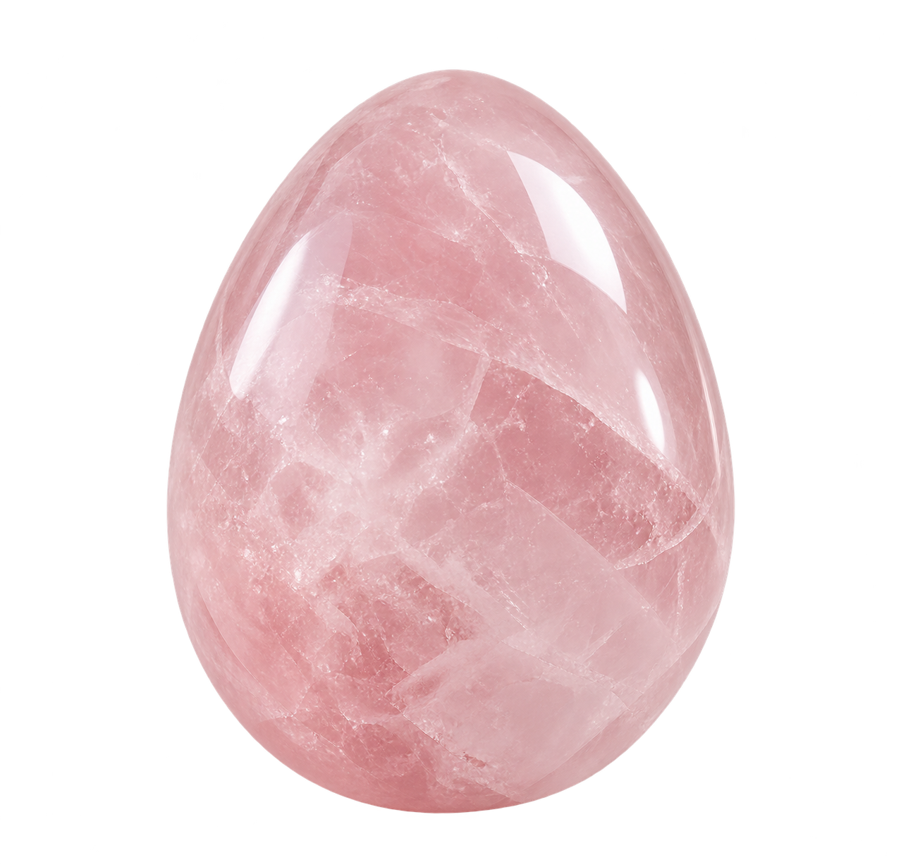 Huevo Yoni de cuarzo rosa