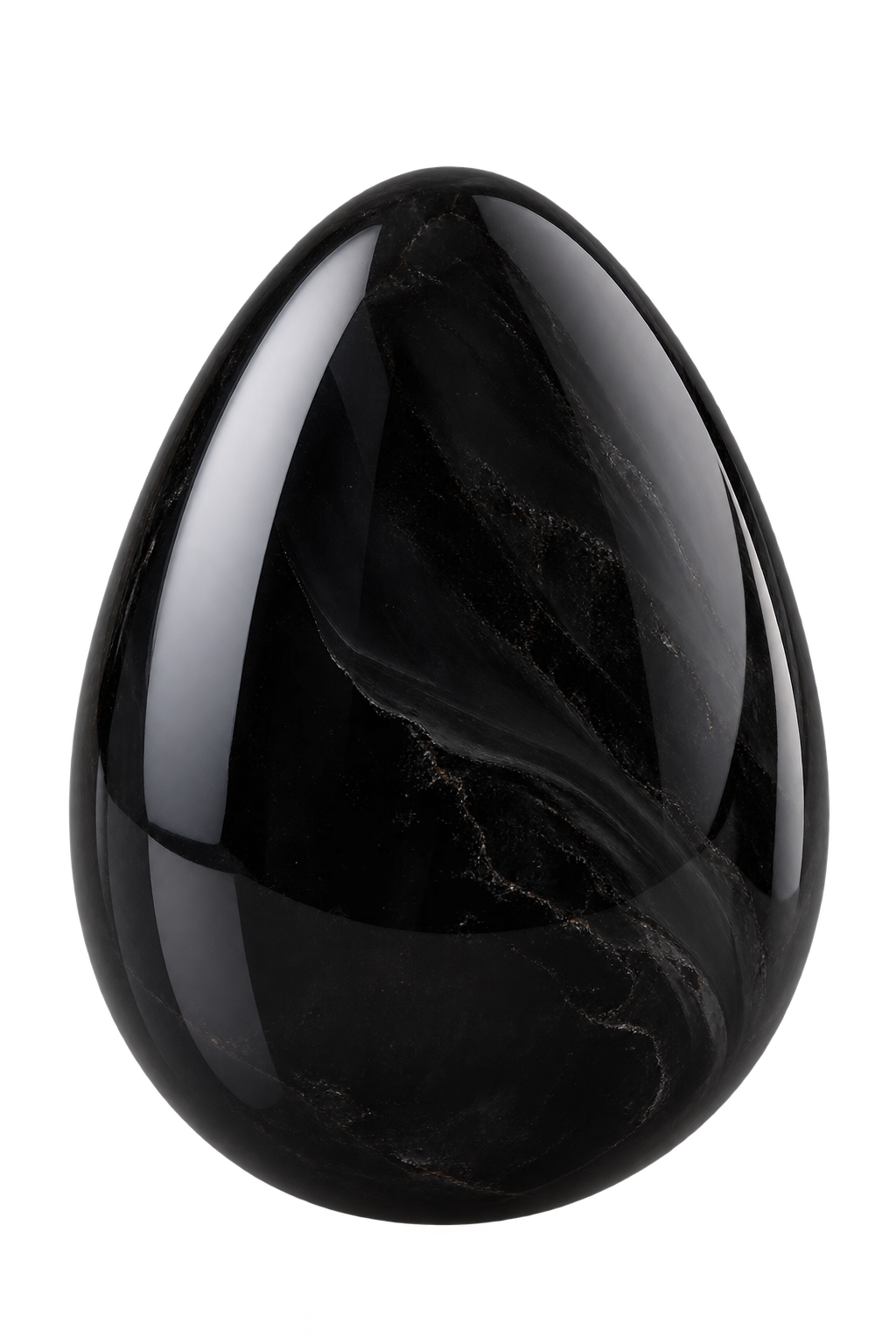 Huevo Yoni de obsidiana